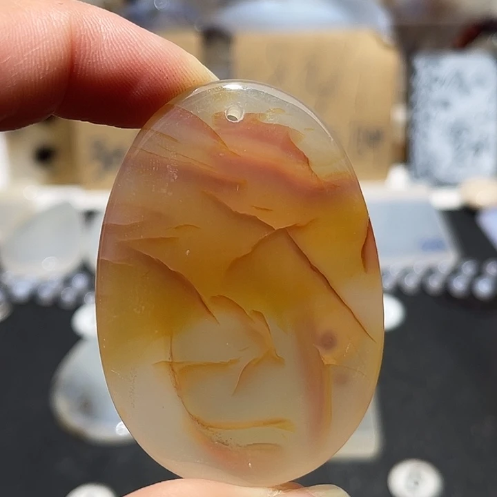 玛瑙/玉髓未镶嵌吊坠(不含链)