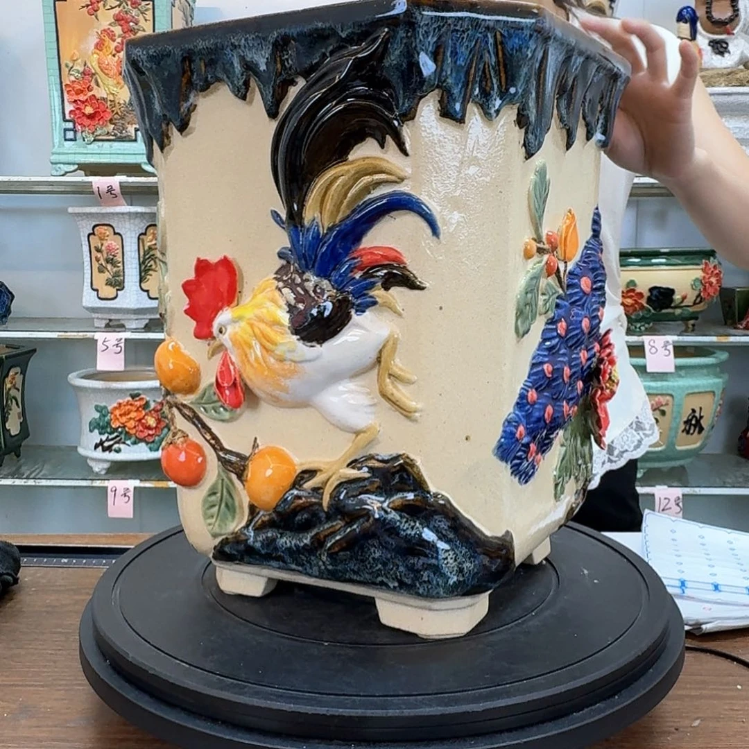 九*石湾盆400陶瓷