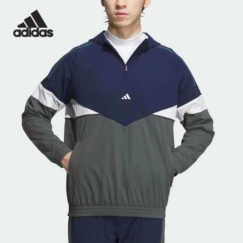 Adidas阿迪达斯~~正品运动透气新款男士休闲宽松连帽外套IM7223