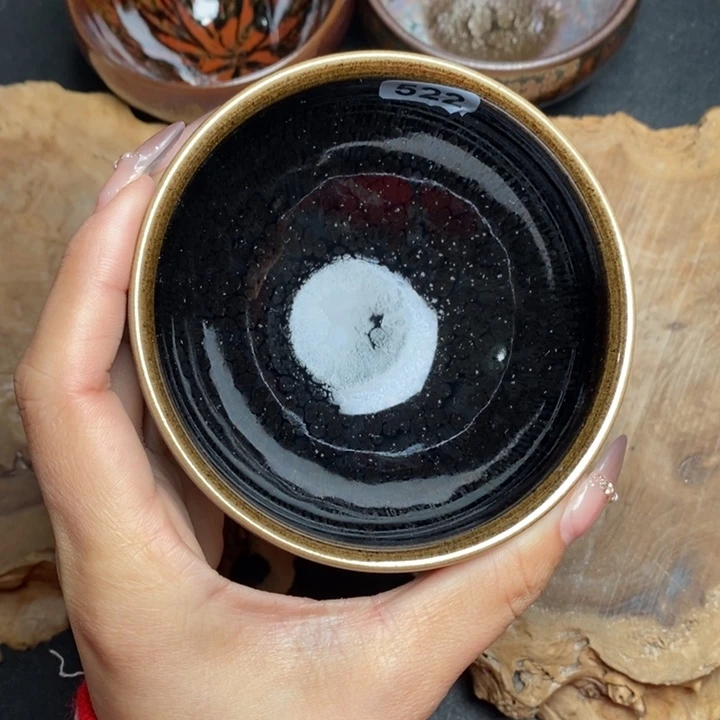 茶盏建窑建盏主人杯522微瑕