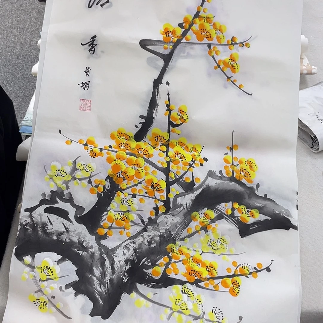 国画纯手绘字画宣纸