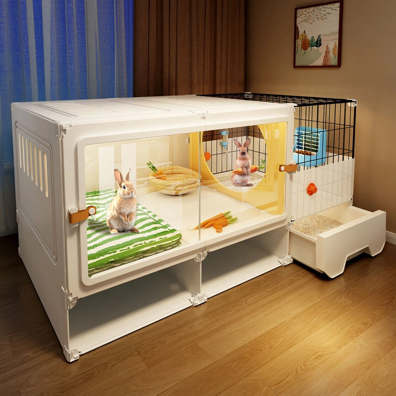 笼子特大号别墅专用厕所一体兔窝自动清粪荷兰猪侏儒兔子笼子