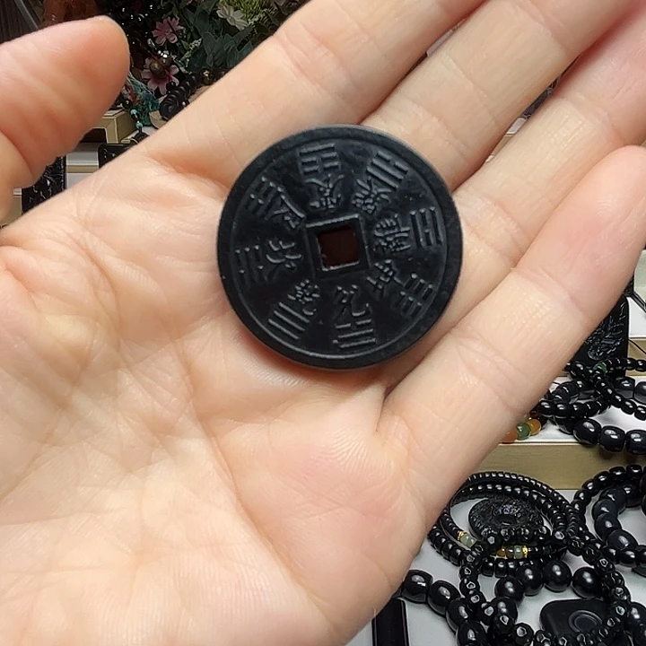 孤***者和田玉（墨玉）未镶嵌吊坠(赠链)山鬼