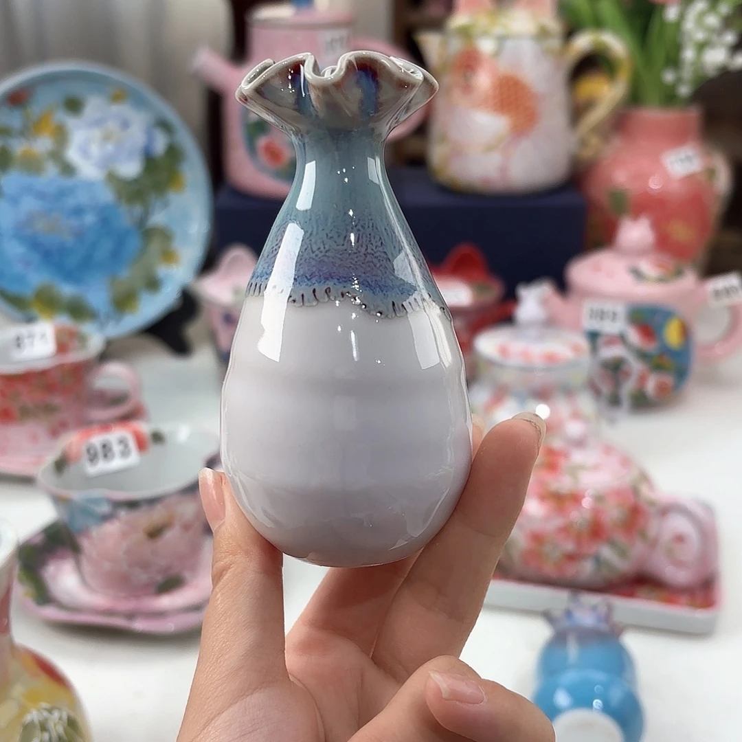 景德镇手绘高温釉下彩陶瓷茶具