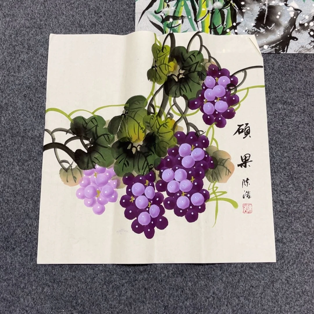 国画花鸟手绘作品