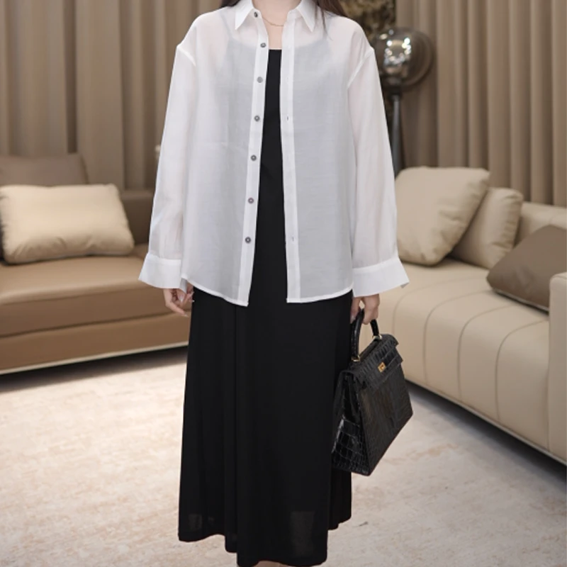 MZS6939 2025小设计新款休闲纯色连衣裙