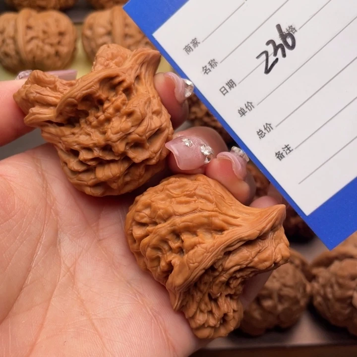 文玩核桃吊坠爱**事236号鸳鸯鸟