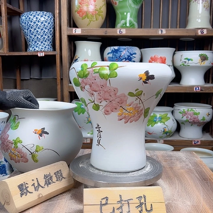 摆件火窝紫藤新款陶瓷陶瓷