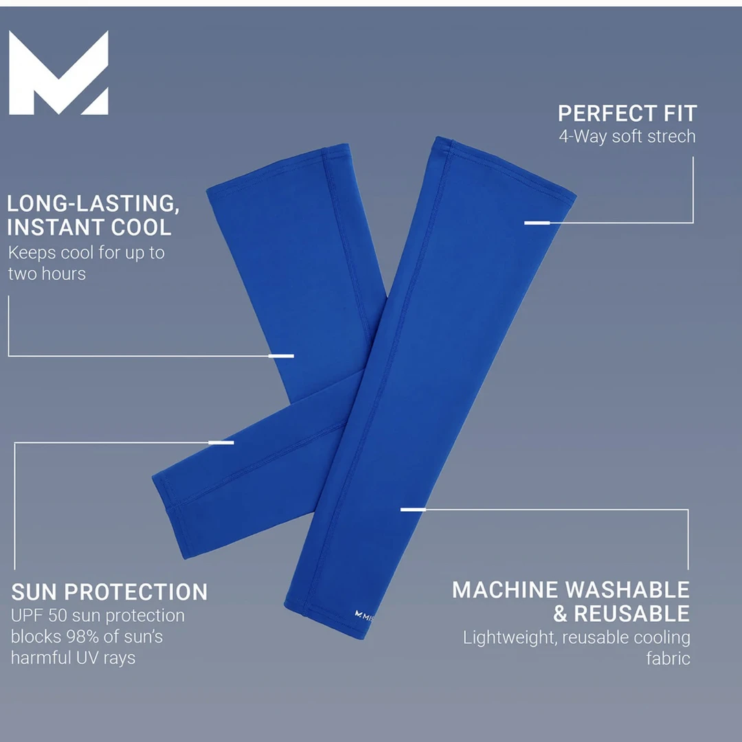 舒服好看 男女弹力户外运动休闲防晒冰袖