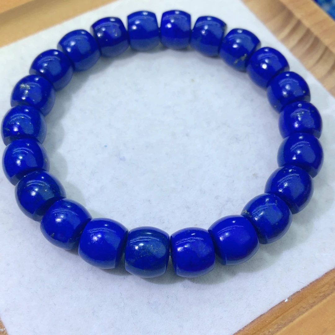 青金石未镶嵌10m老型手链