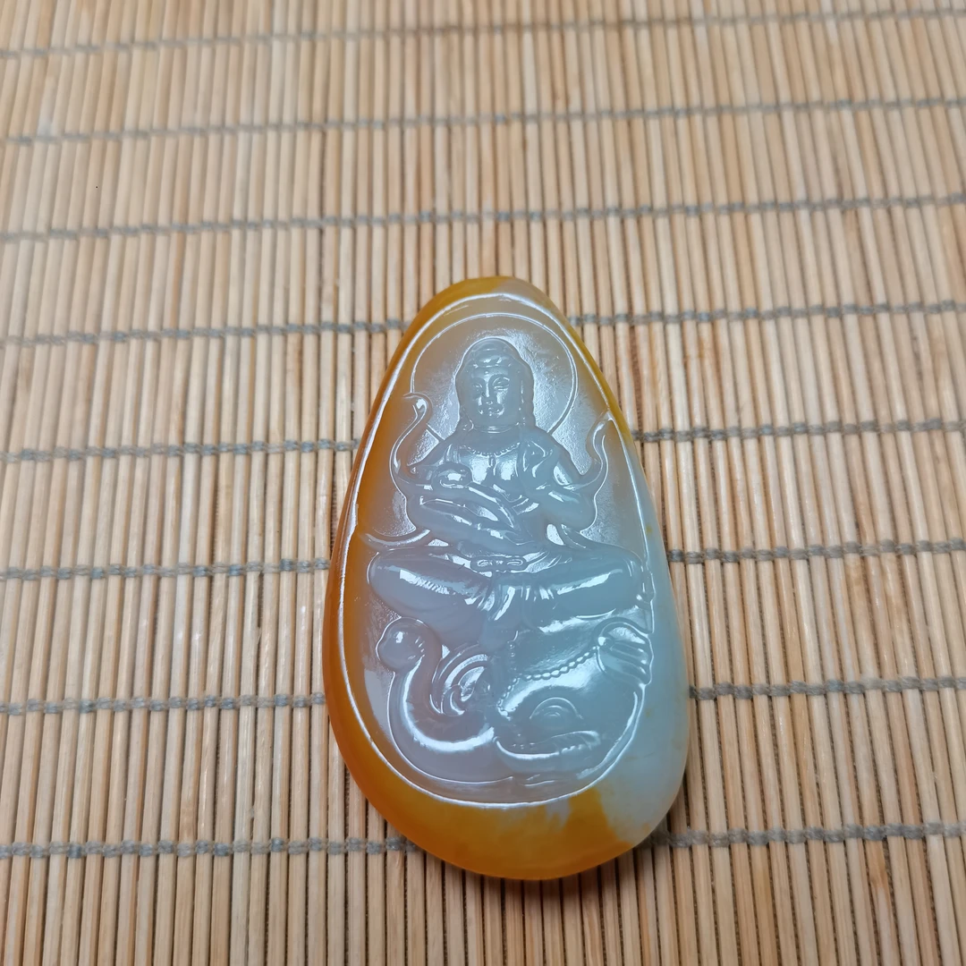 新疆和田玉普贤菩萨47克