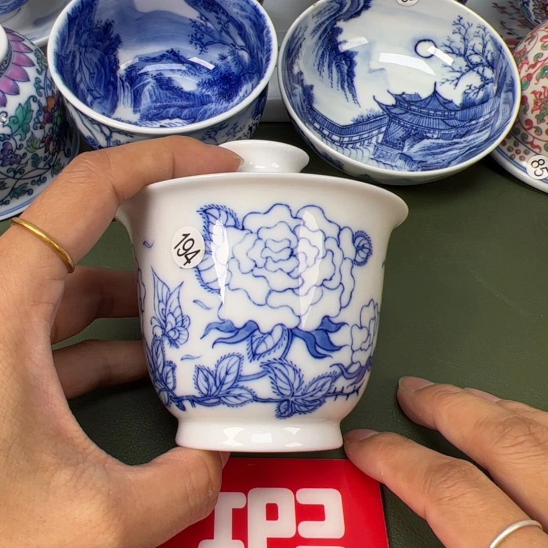 陶瓷景德镇纯手工纯手绘茶具木木194