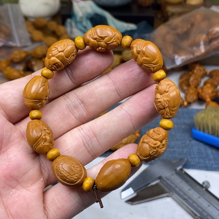 橄榄核手串/手链橄榄核雕工艺手串