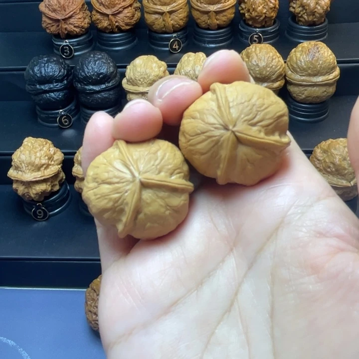 吊坠桃核文玩核桃-小三棱