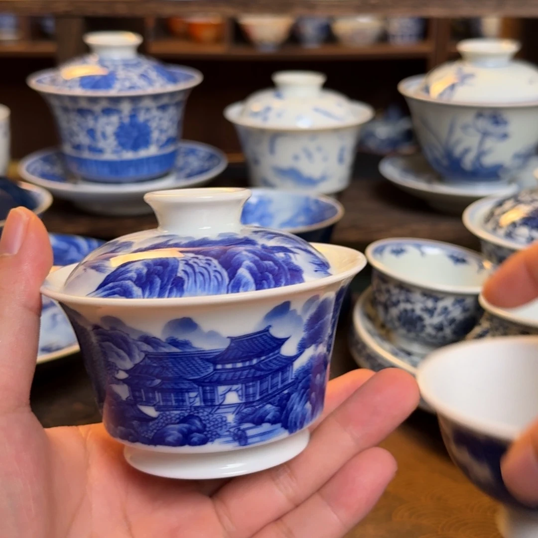 纯手工手绘陶瓷茶具