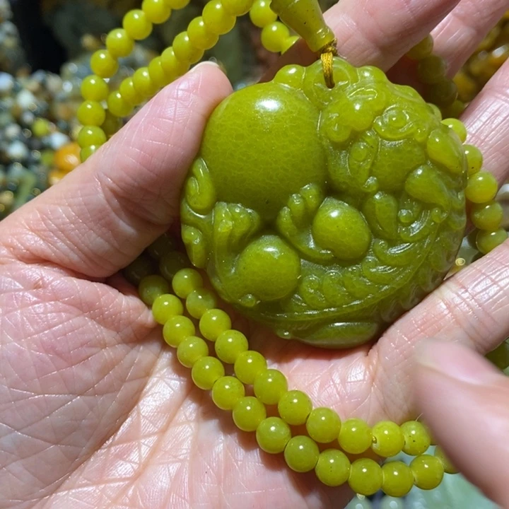 岫玉岫玉吊坠未镶嵌