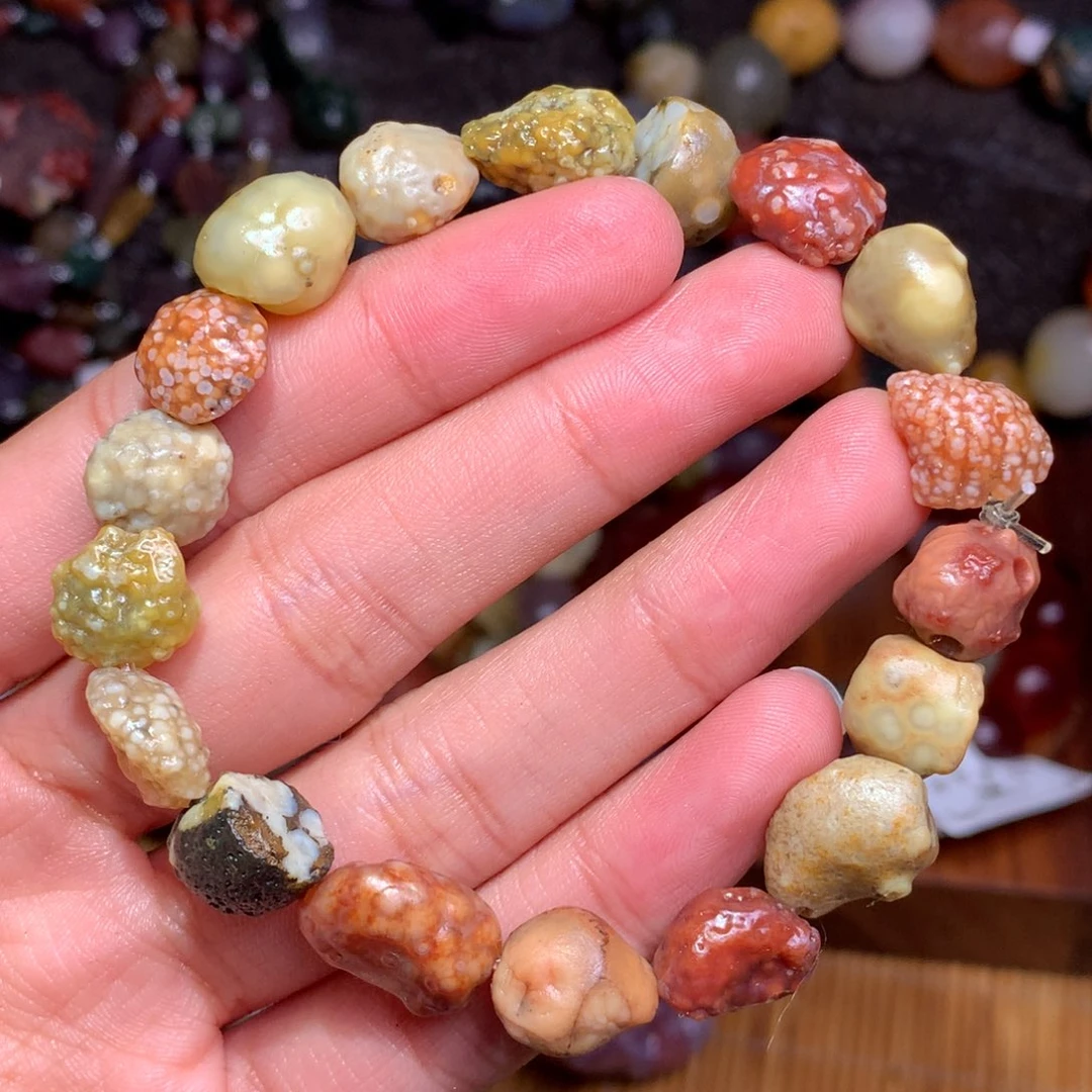 未镶嵌玛瑙/玉髓珠宝半成品