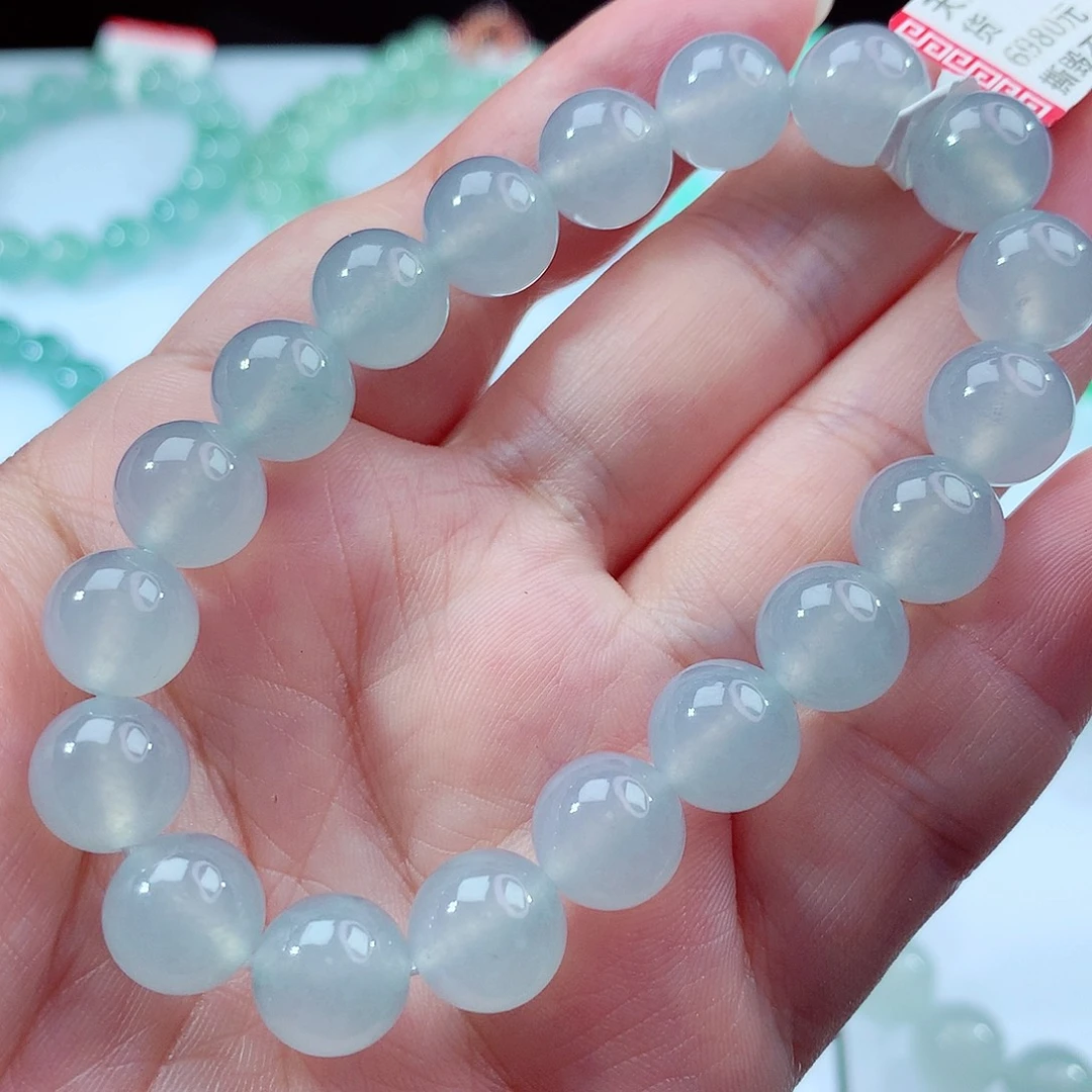 翡翠未镶嵌手链卡10