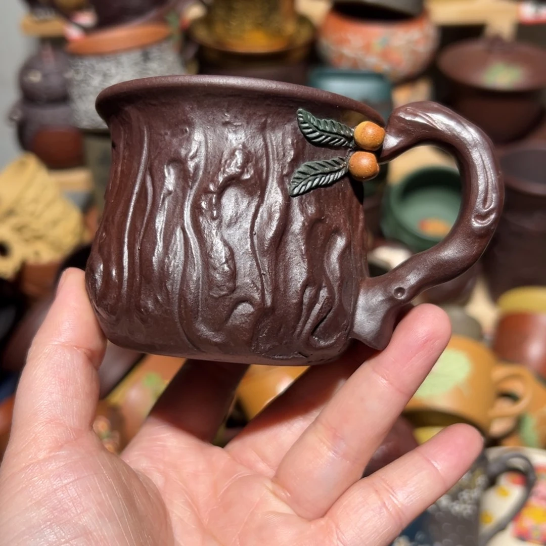 紫砂茶杯宜兴紫砂主人杯