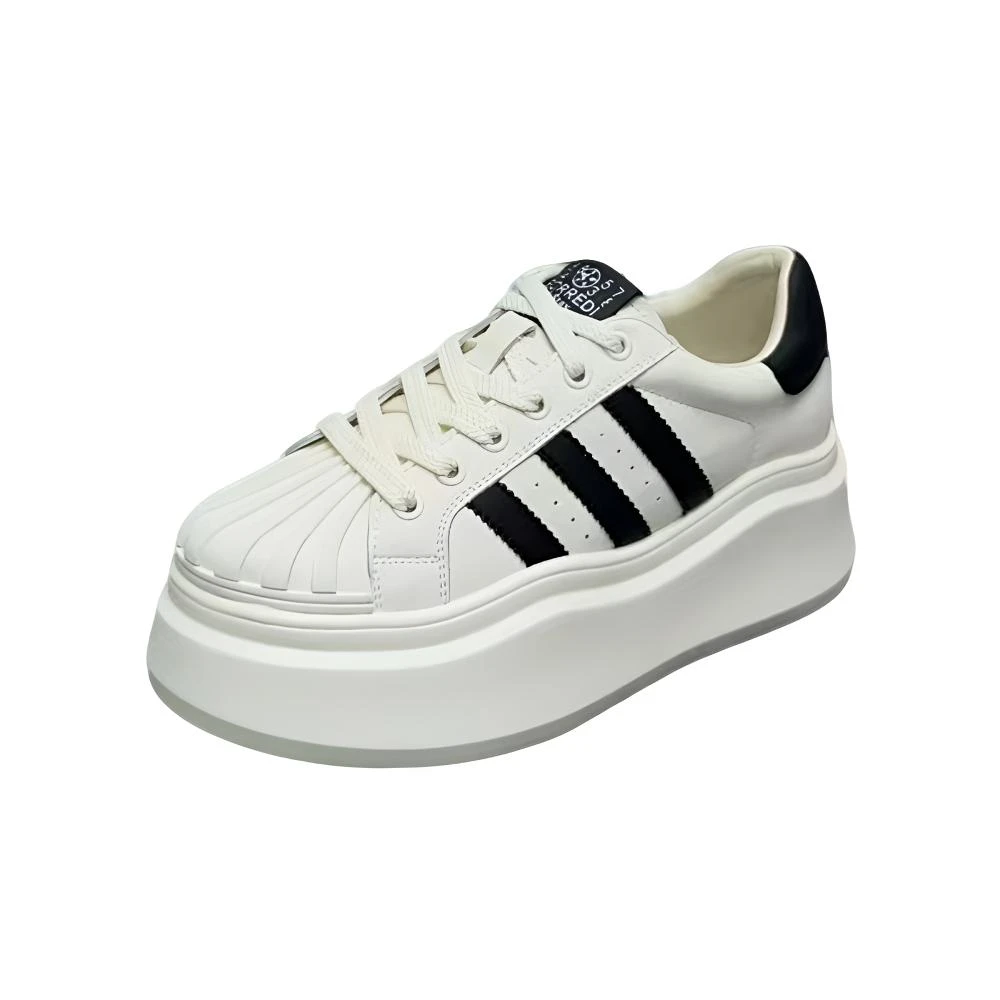 1808  28656真皮厚底小白鞋 （标准尺码）