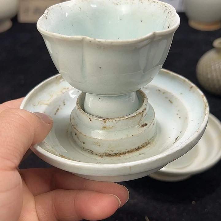 陶其他青白瓷茶盏