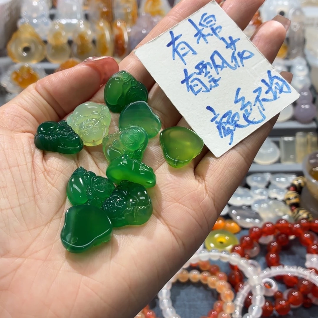 玛瑙/玉髓未镶嵌吊坠(不含链)