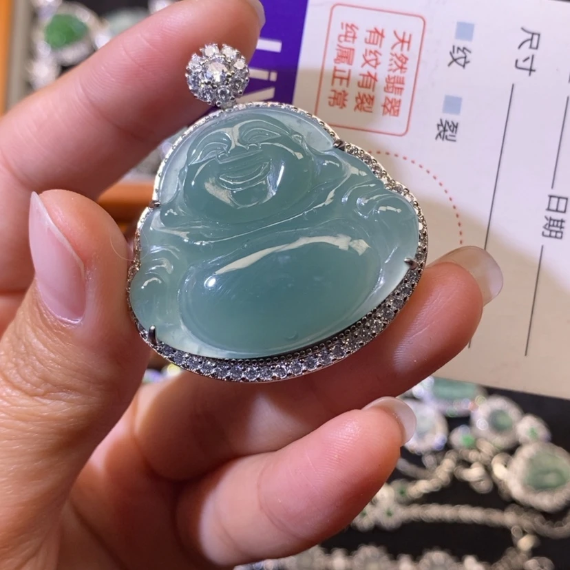 【闪购商品】翡翠项链未镶嵌天然