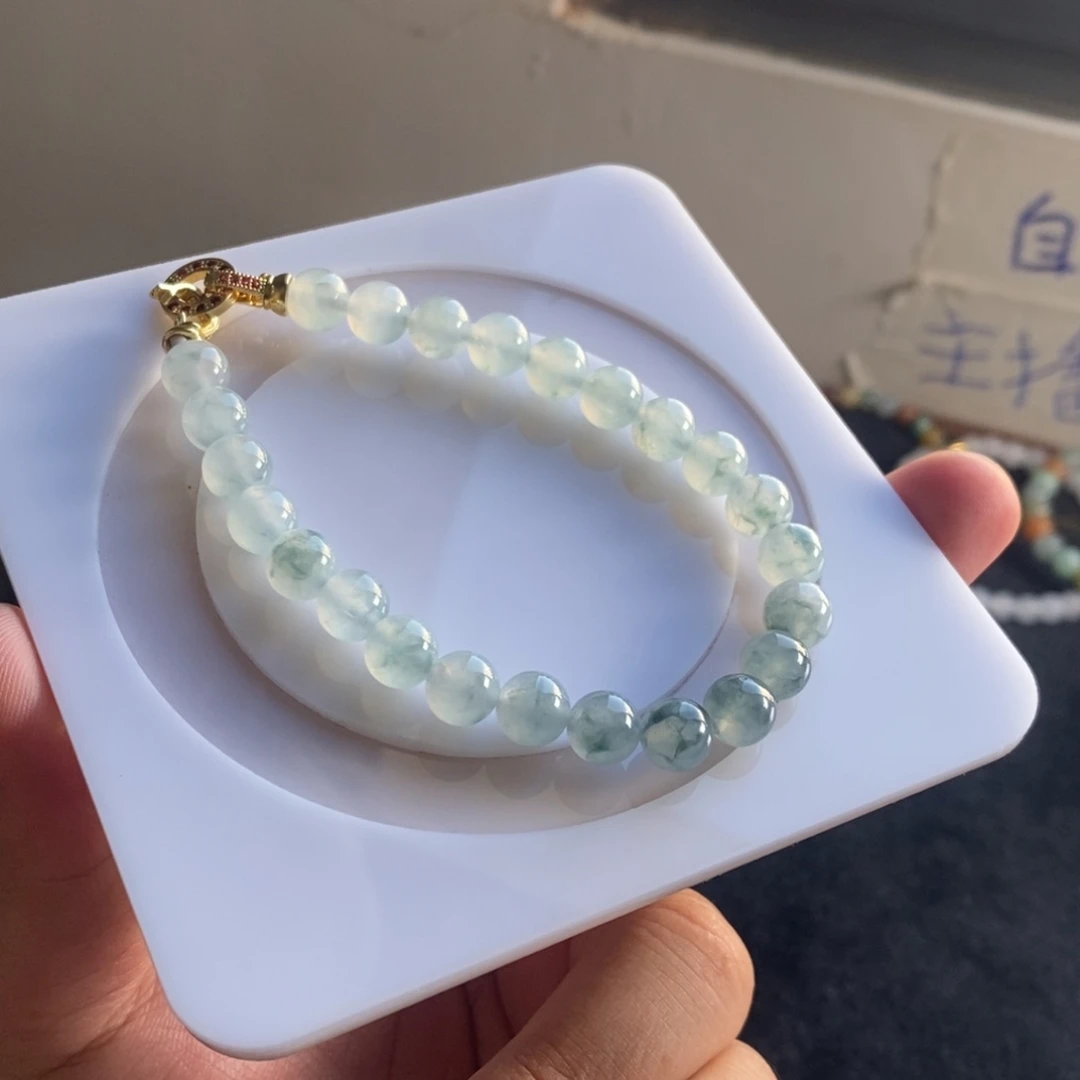 定制翡翠未镶嵌26 缅甸翡翠A货卡7.8