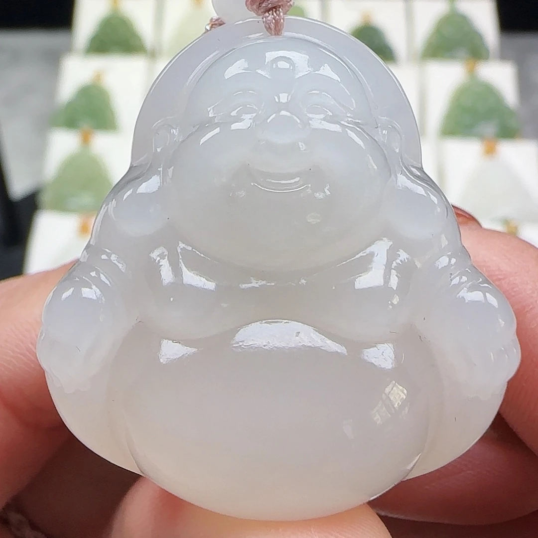 和田玉未镶嵌吊坠(赠链)