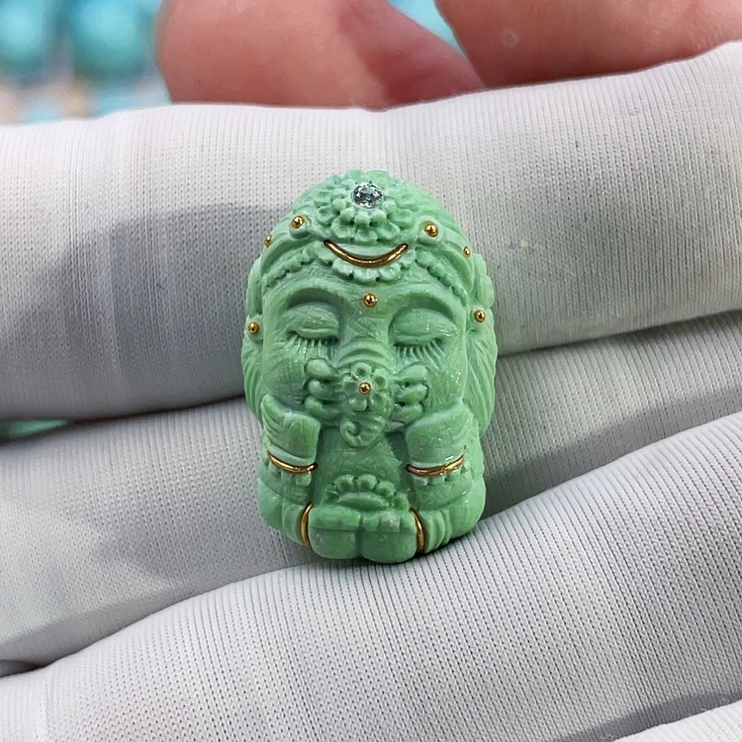 绿松石珠宝奇石未镶嵌