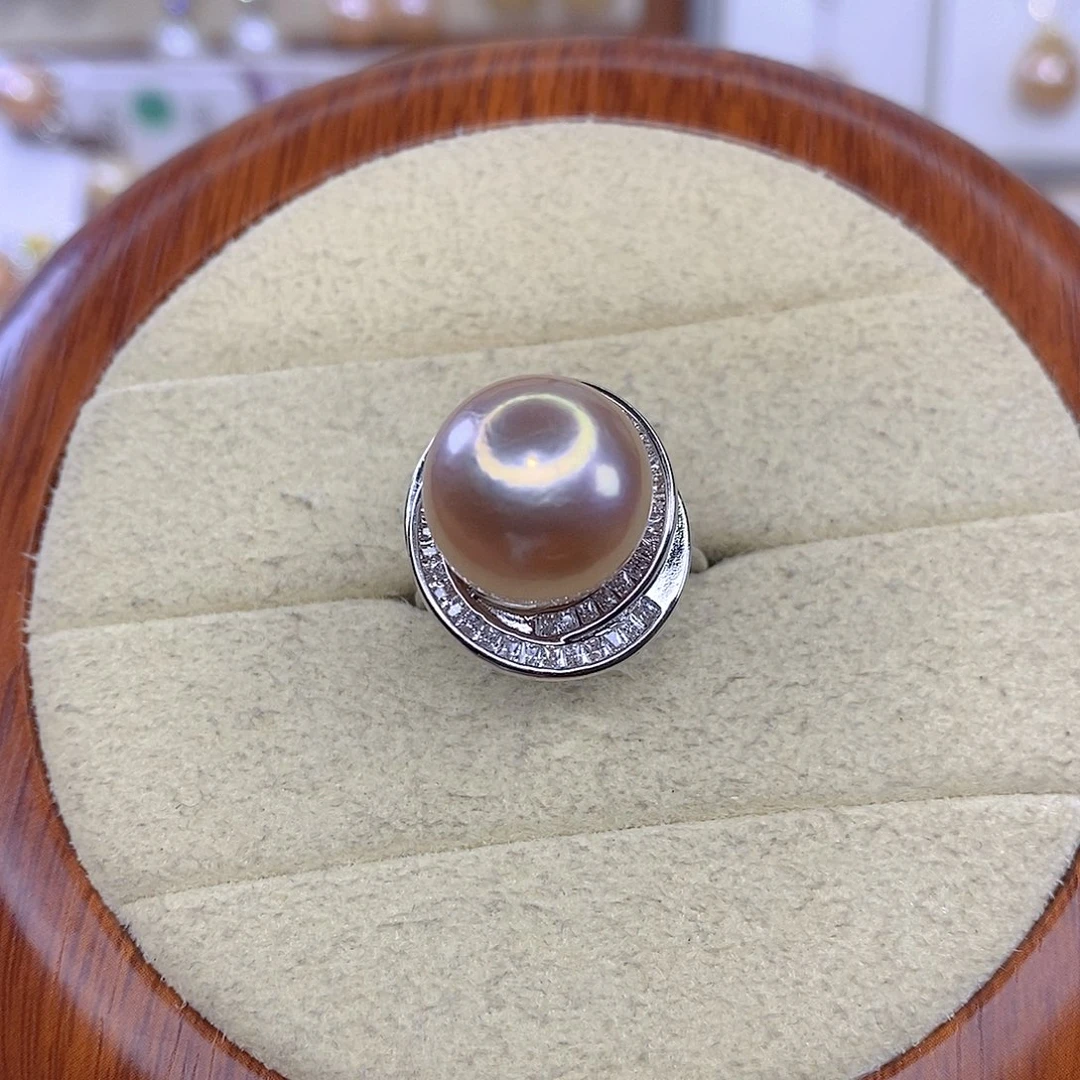 戒指合金淡水珍珠