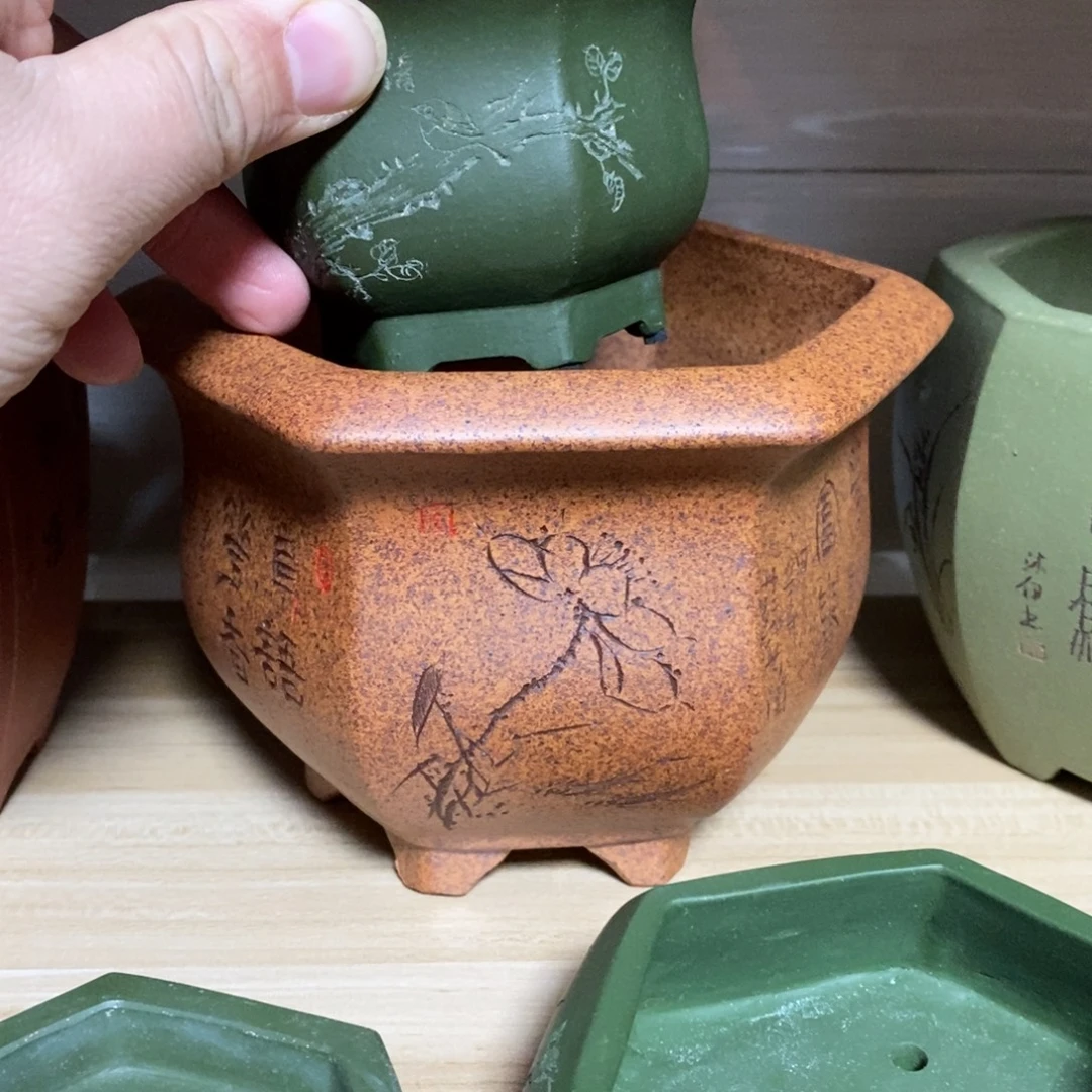 何***森紫砂花盆紫砂文化