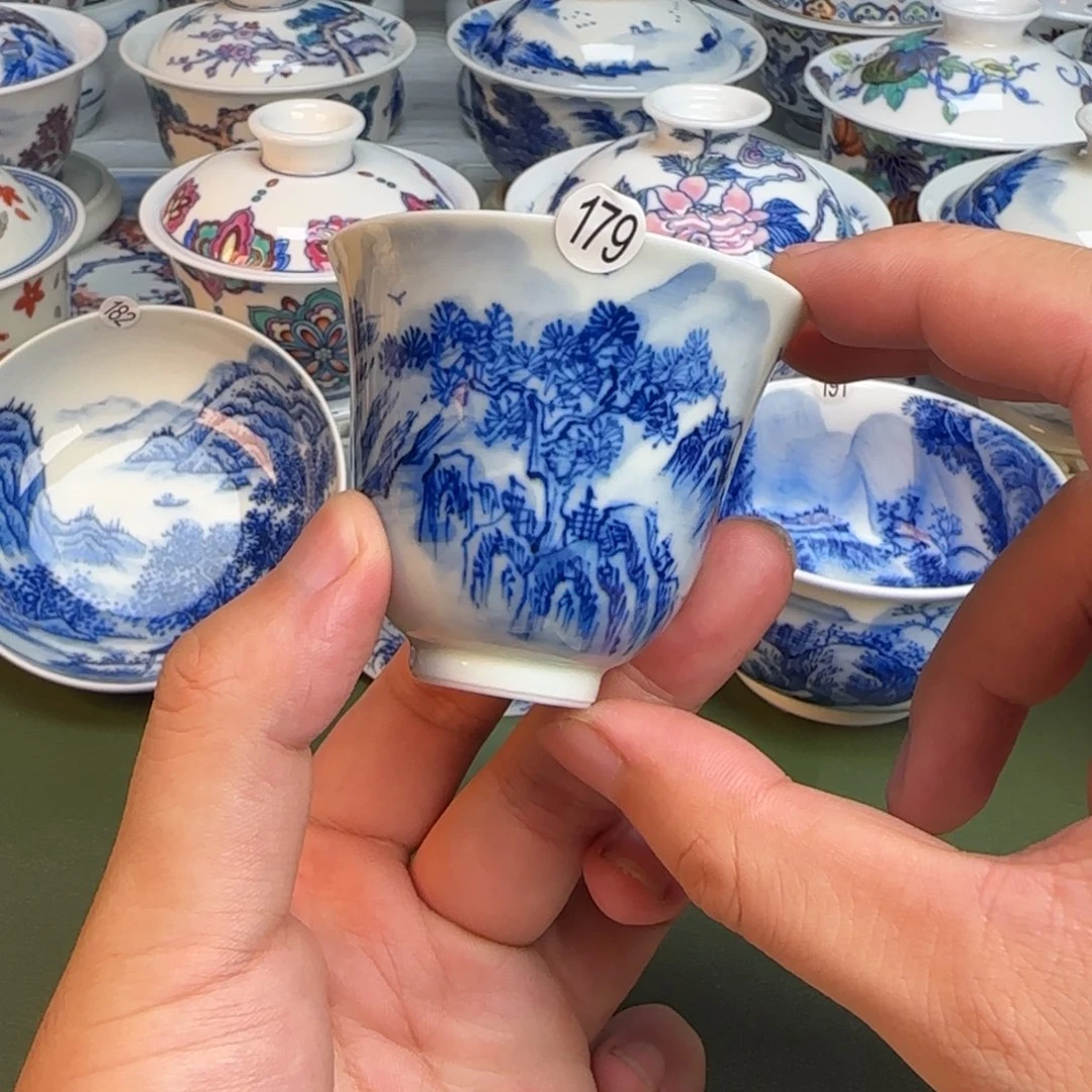 彦祖纯手工手绘茶具179