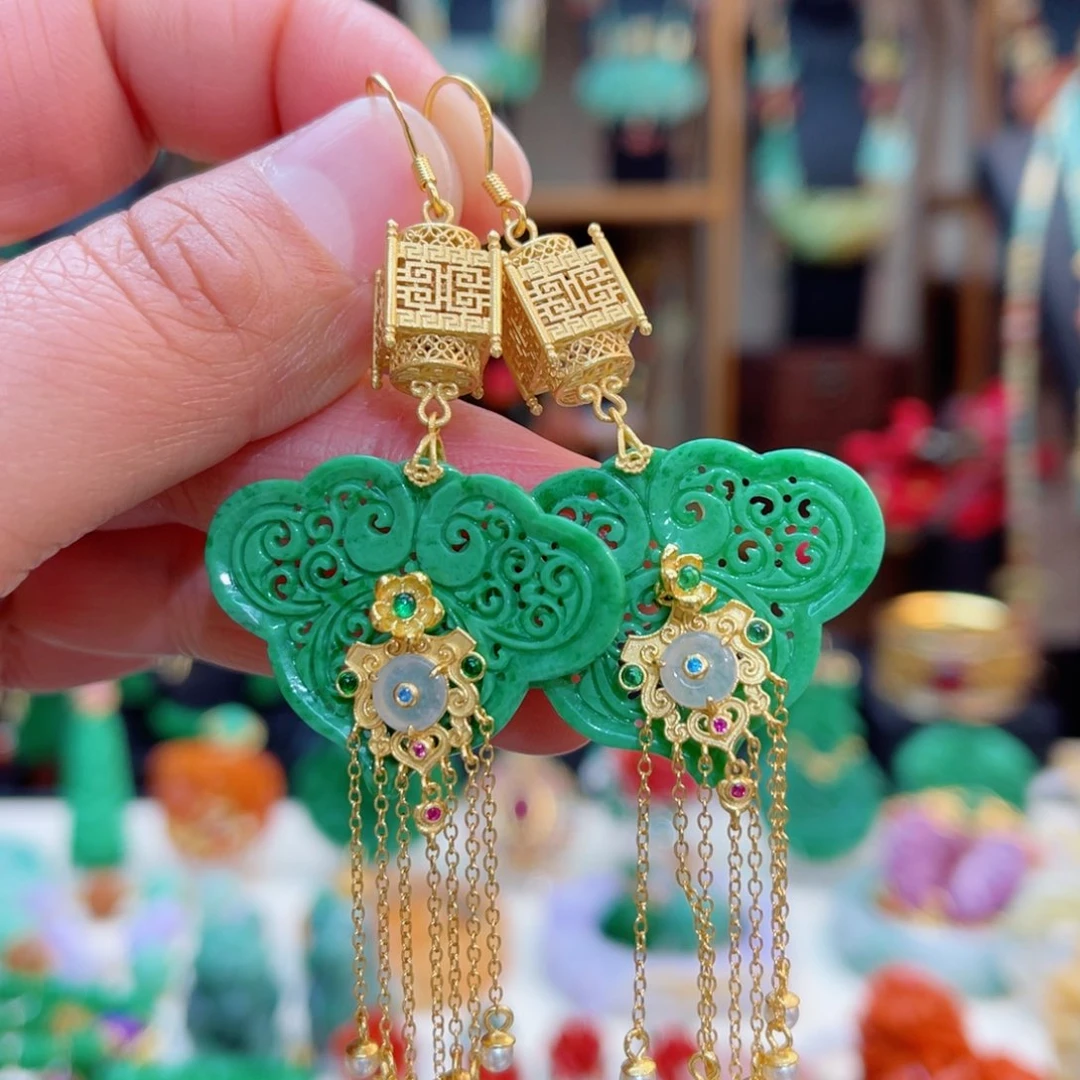 翡翠耳饰合金48小时鉴赏期