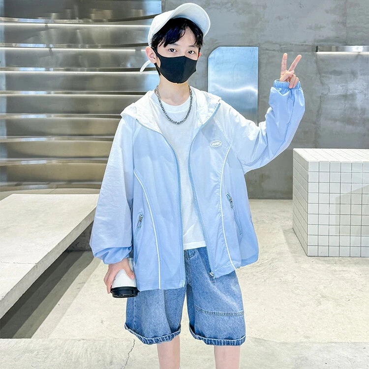 洋气童装男童夏装防晒服外套儿童服夏季中大童薄款