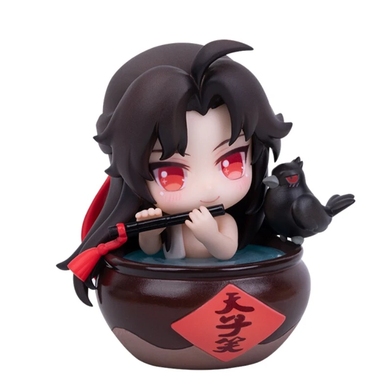 魔道祖师手办 魏无羡蓝忘机联名夏日沐歌Q版手办摆件官方正版周边
