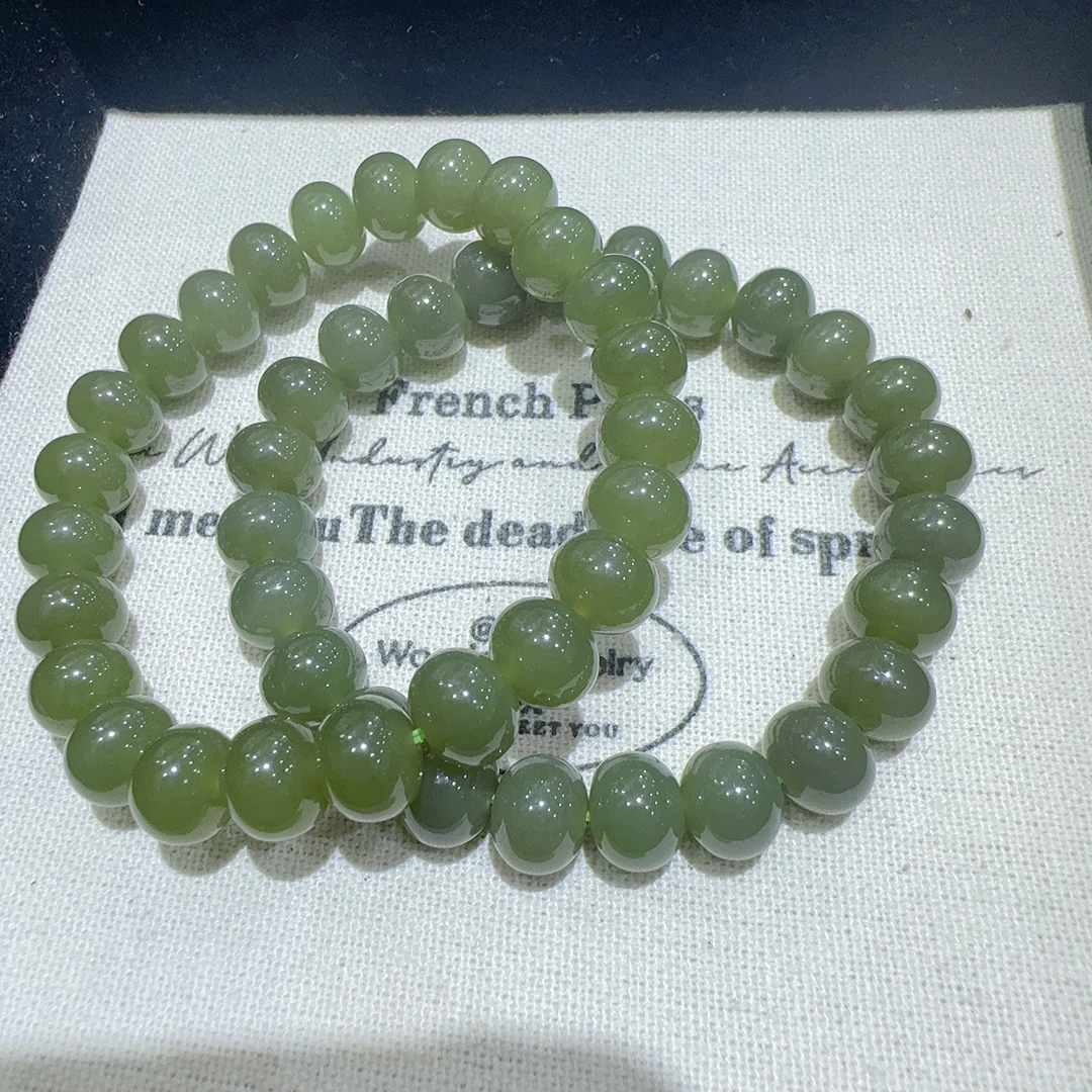 和田玉卡8算盘珠sd081304