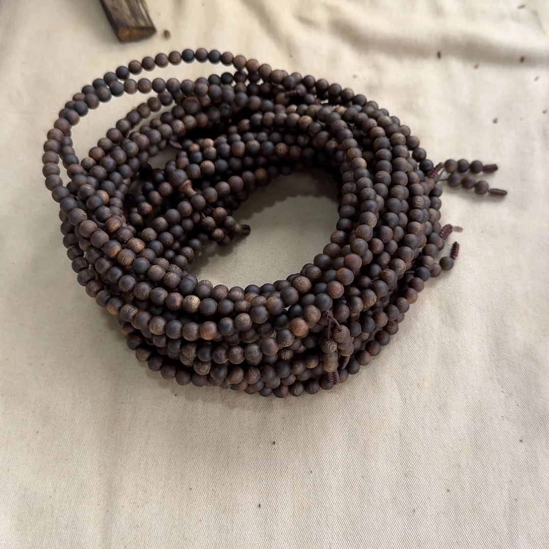 沉香手串绿奇楠多圈约0.6-15多样性发一条