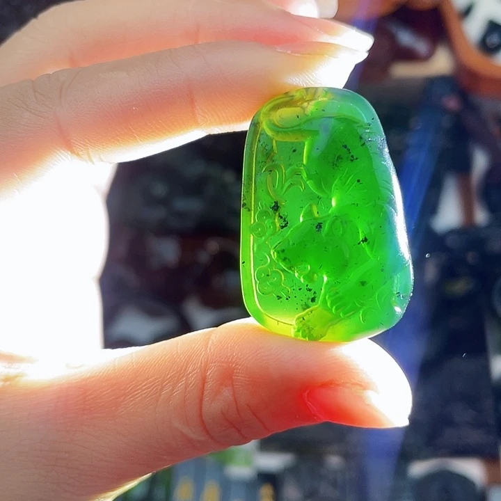 未镶嵌蛇纹石玉手串泰山玉生肖虎