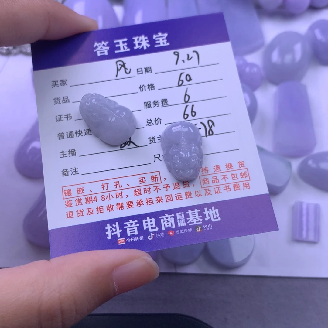 颈饰未镶嵌翡翠风**云
