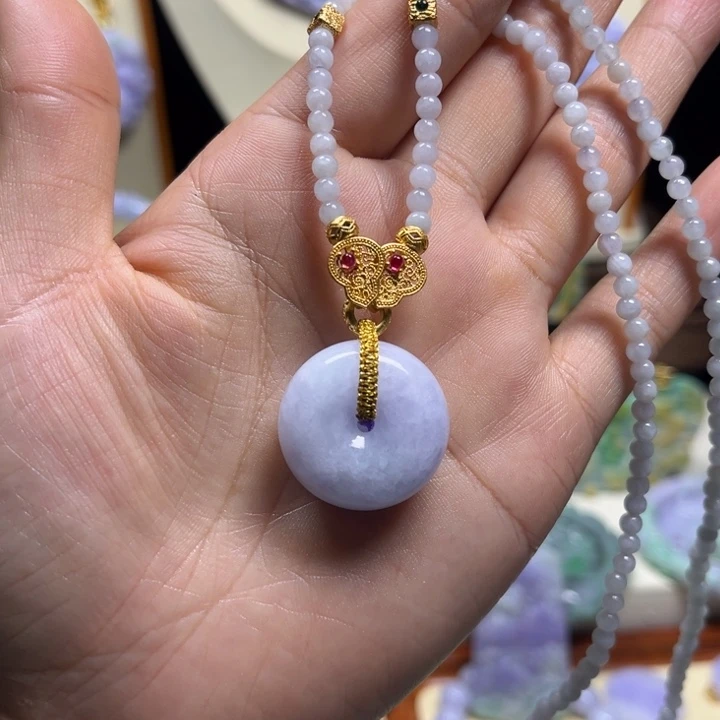 翡翠未镶嵌颈饰天然翡翠