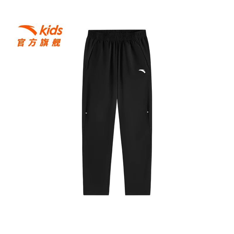 安踏儿童男大童运动长裤2025新款上新透气舒适青少年速