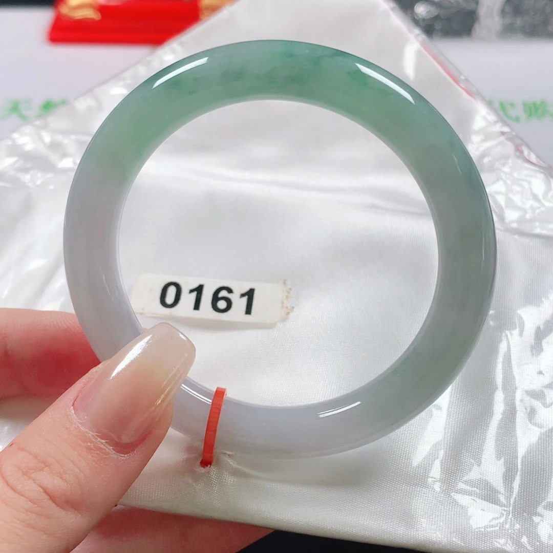 未镶嵌手镯（圆镯）翡翠天然翡翠手镯0161