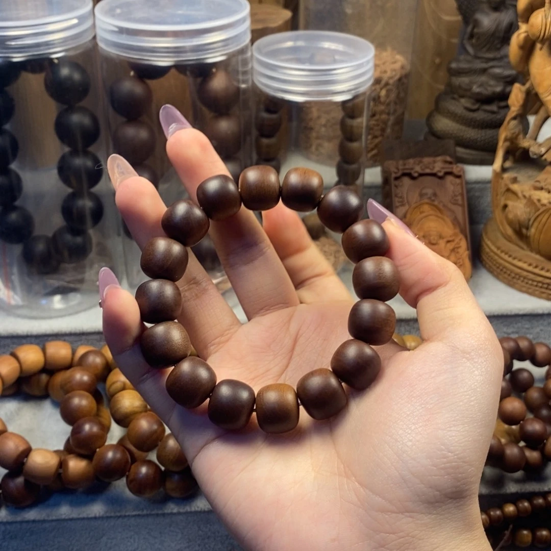檀香木手串/手链润*14 13焦糖
