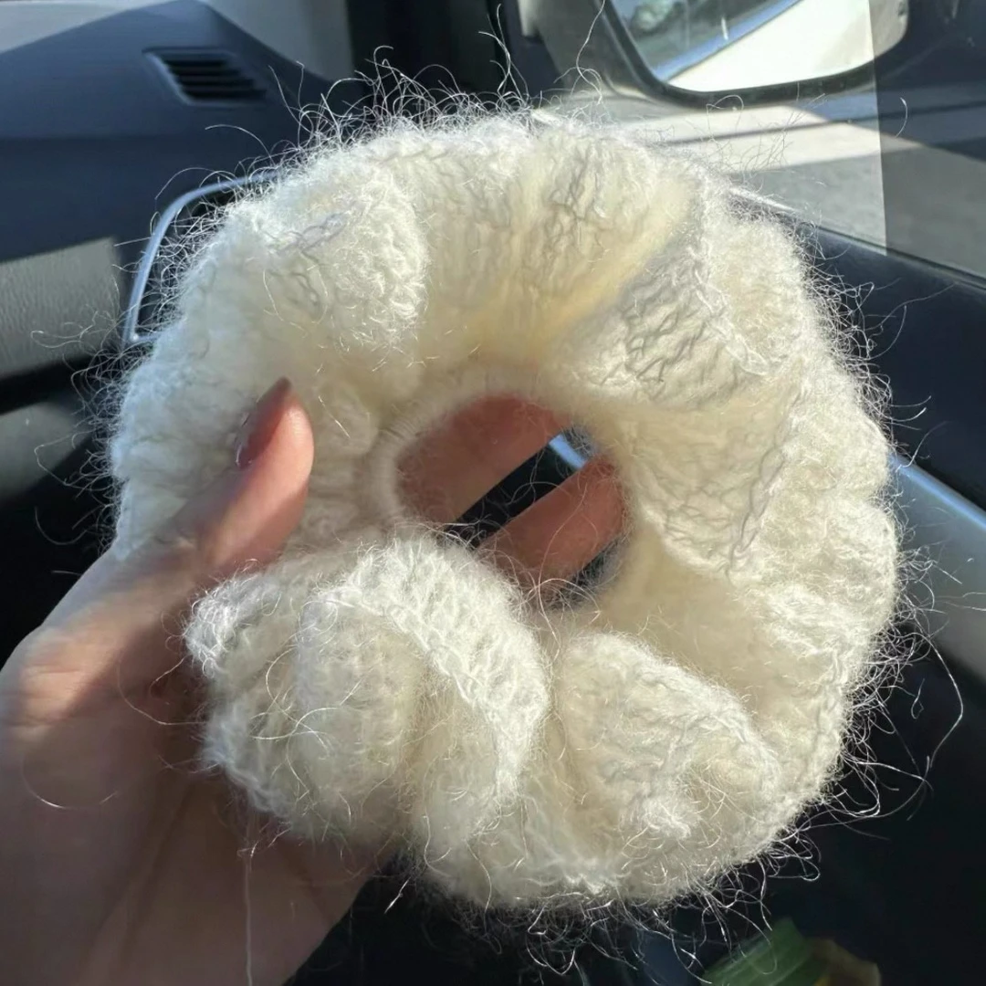 发圈发绳钩针毛线手工编织diy材料包钩织礼物头绳大肠发饰