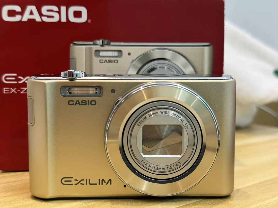 99新 Casio/卡西欧 99新原盒卡西欧ZS190出片神器复古冷白
