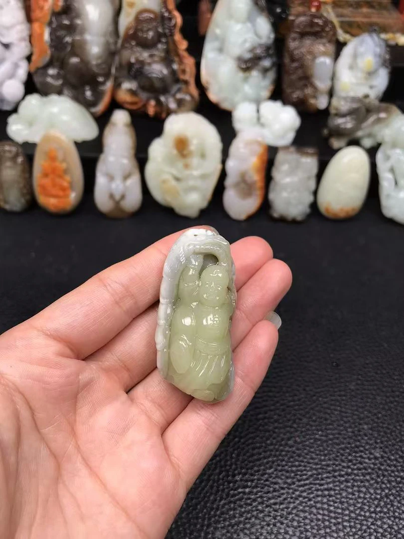 和田玉舞狮，实物超棒