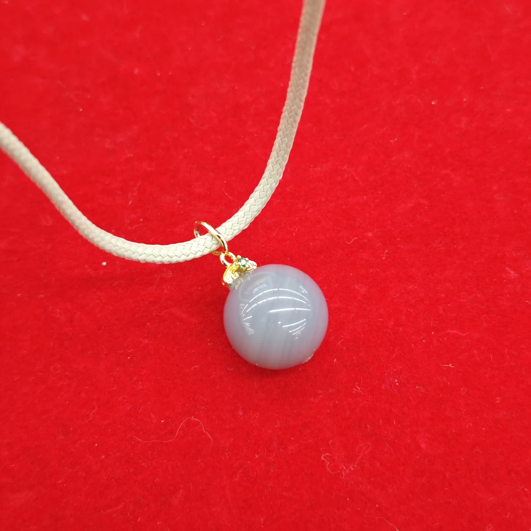 【小七正品】一株定乾坤玛瑙合金镶嵌吊坠赠绳【YPN525】