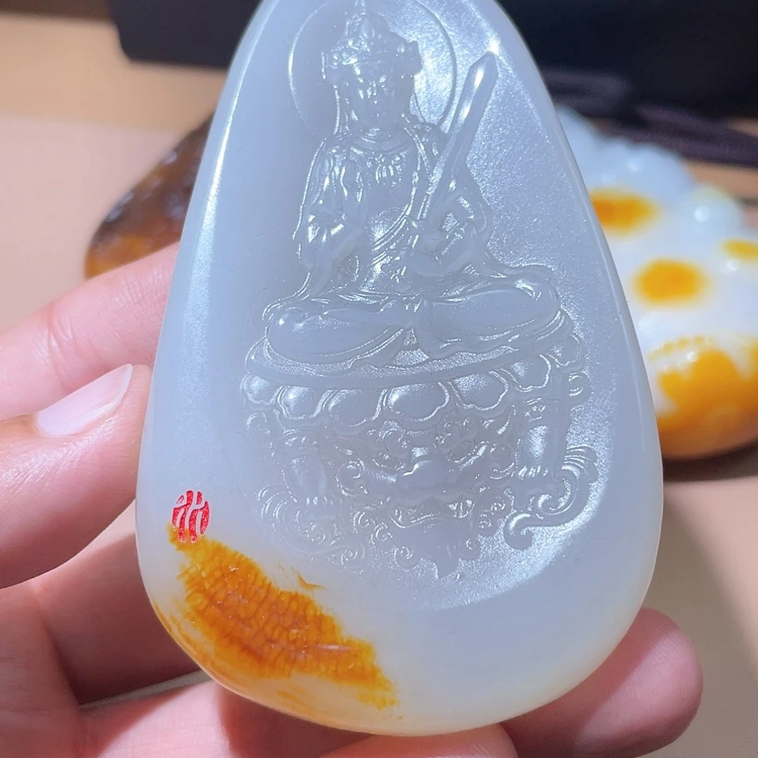 和田玉颈饰未镶嵌A7