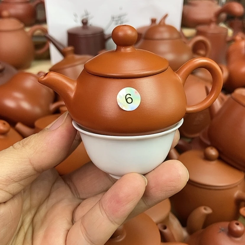 【闪购商品】茶壶朱泥35c c